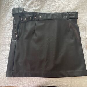 SOLD Faux leather skirt